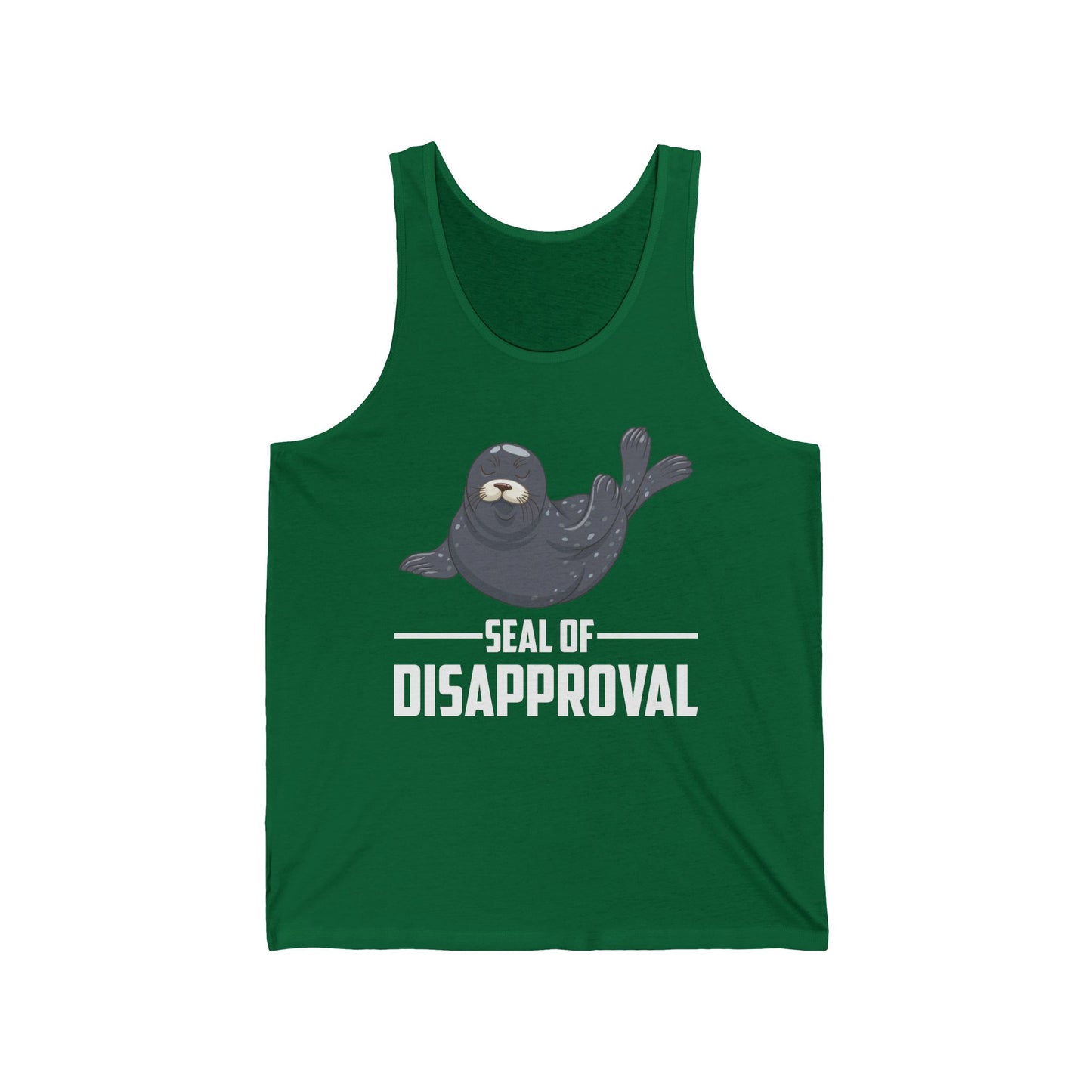 Funny Seal of Disapproval Seal Lover Tank Top For Men Women