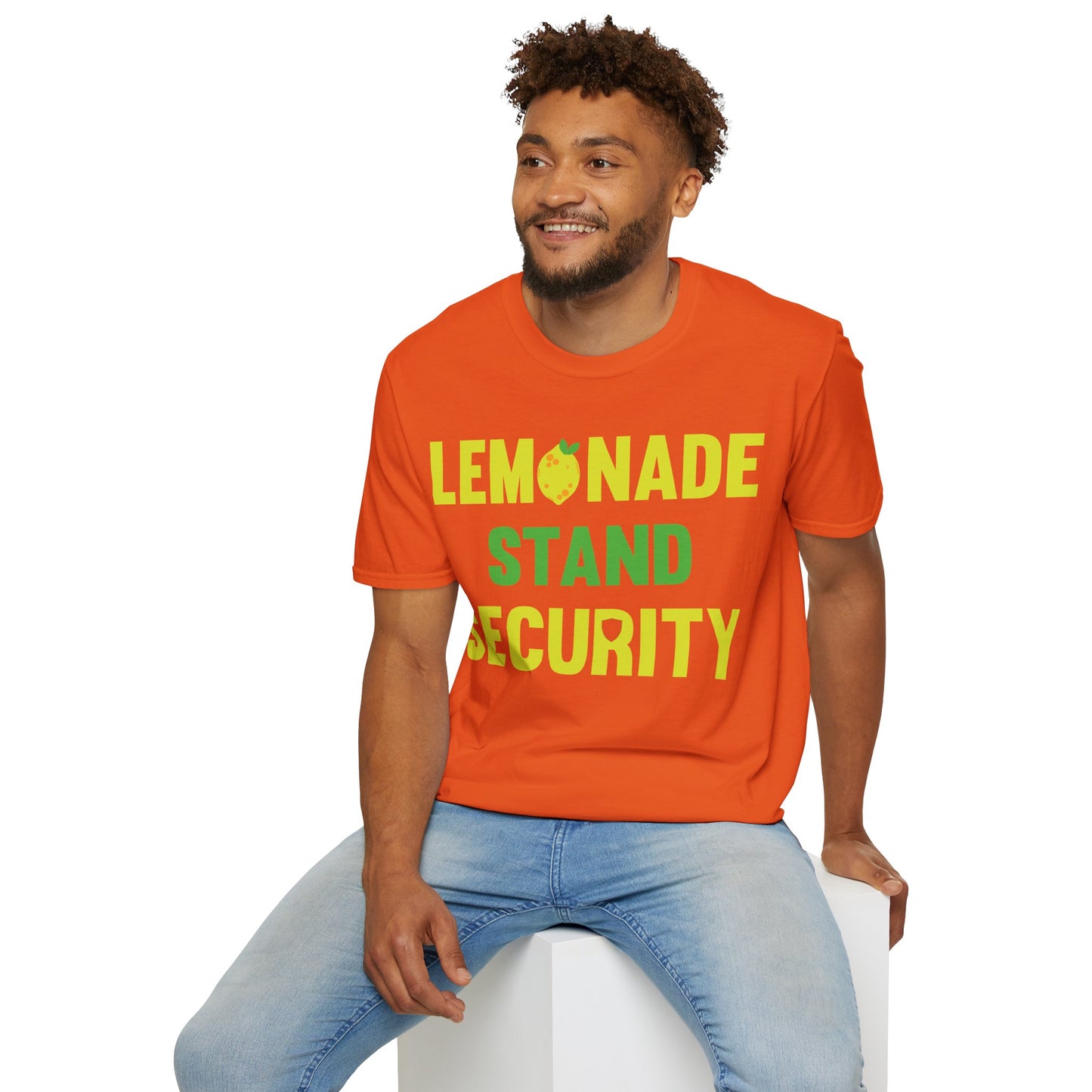 Funny Lemonade Stand Security Summer T-Shirt For Men Women T-Shirt