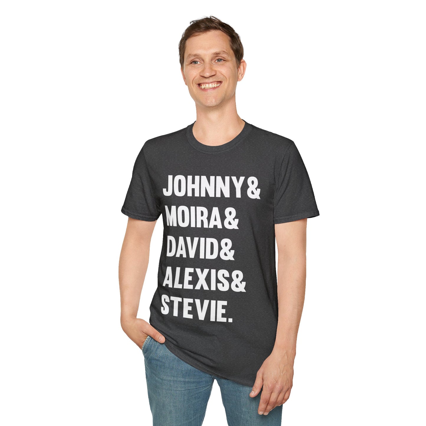 Funny Johnny Moira David Alexis And Stevie Movie TV Series T-Shirt Men Women