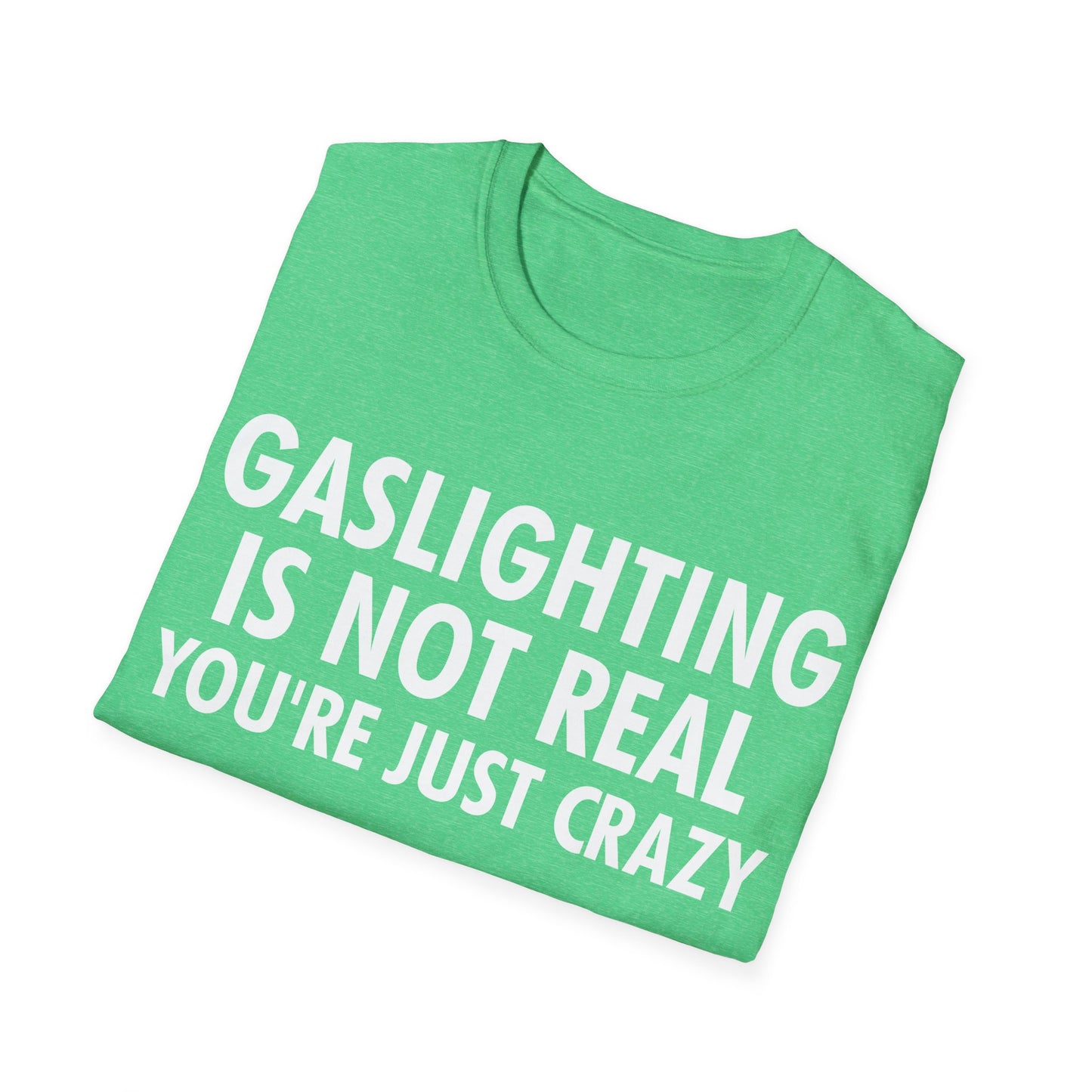 Gaslighting is Not Real You're just Crazy T-Shirt for Men Women