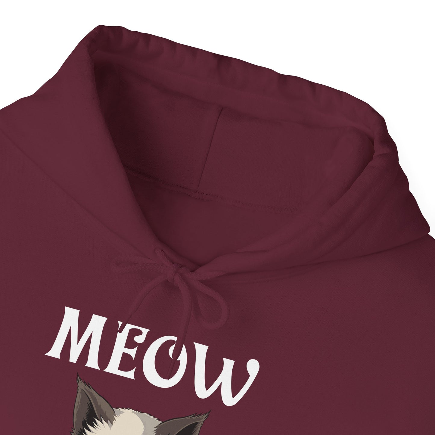 Meowstache Cat Mustache Moustache Beard Bearded Kitten Lovers Hoodie For Men Women Hoodie