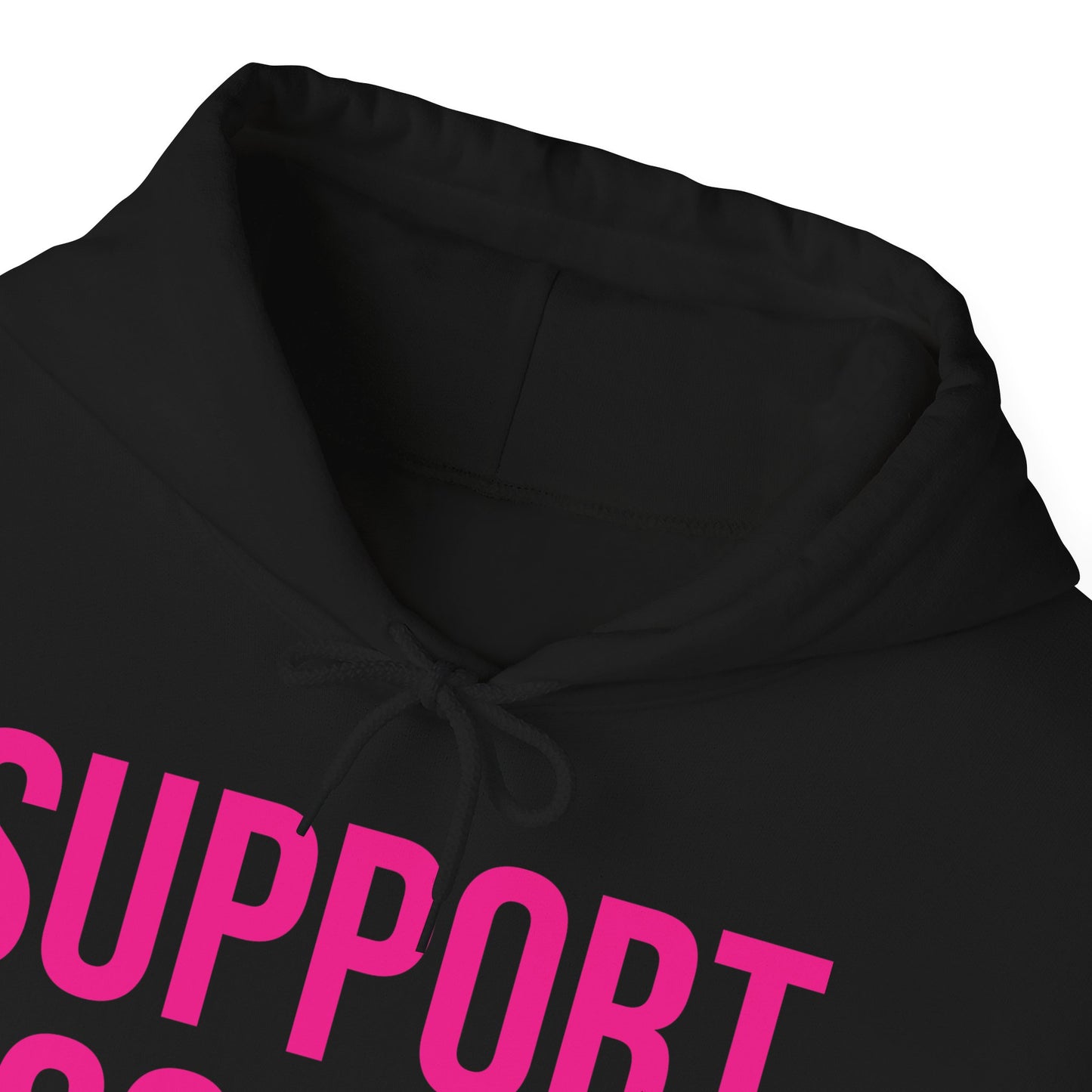 Support Squad Breast Cancer Warrior Awareness October Pink Hoodie