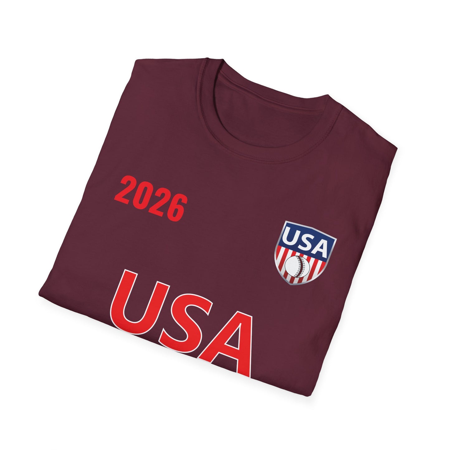 USA T-Shirt Cricket Lovers Fan Team Support 2026