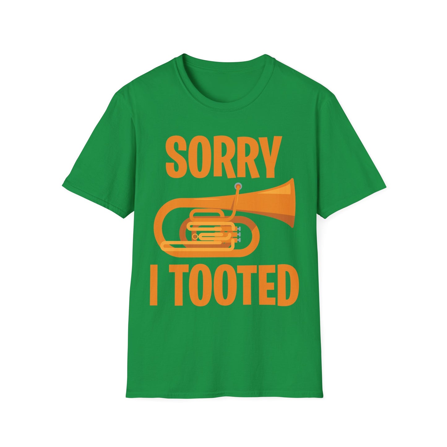 Funny Sorry I Tooted Baritone Euphonium Player Brass Band T-Shirt Men Women