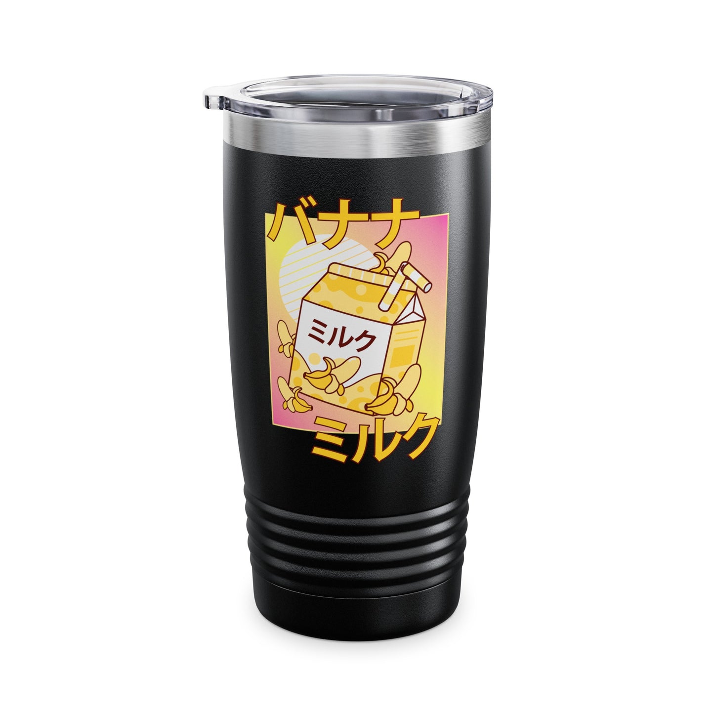 Funny Cute Japanese Kawaii Banana Milk Shake Retro 90s Tumbler