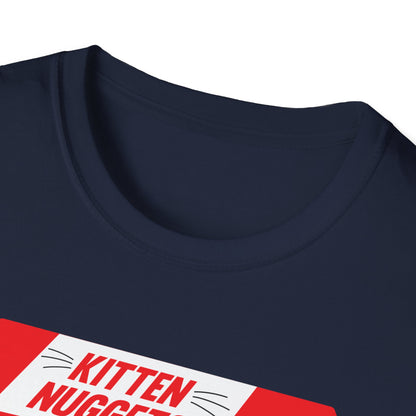 Funny Kitten Nuggets Food Pun Cat Lover Gift Chicken Nuggets T-Shirt For Men Women T-Shirt