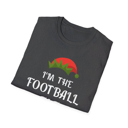 Funny I Am The Football Elf Matching Family Christmas Gift Sport T-Shirt