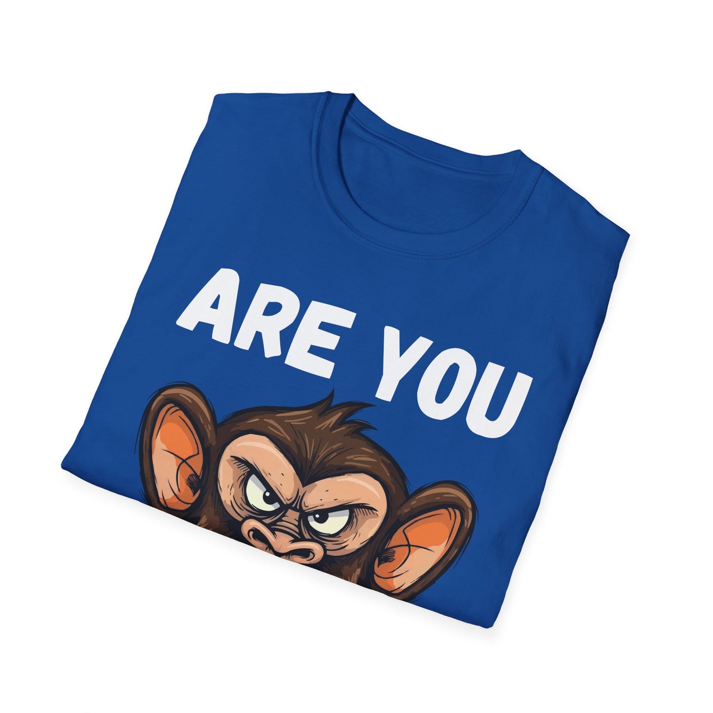 Humor are You Serious Grumpy Funny Monkey Meme T-Shirt