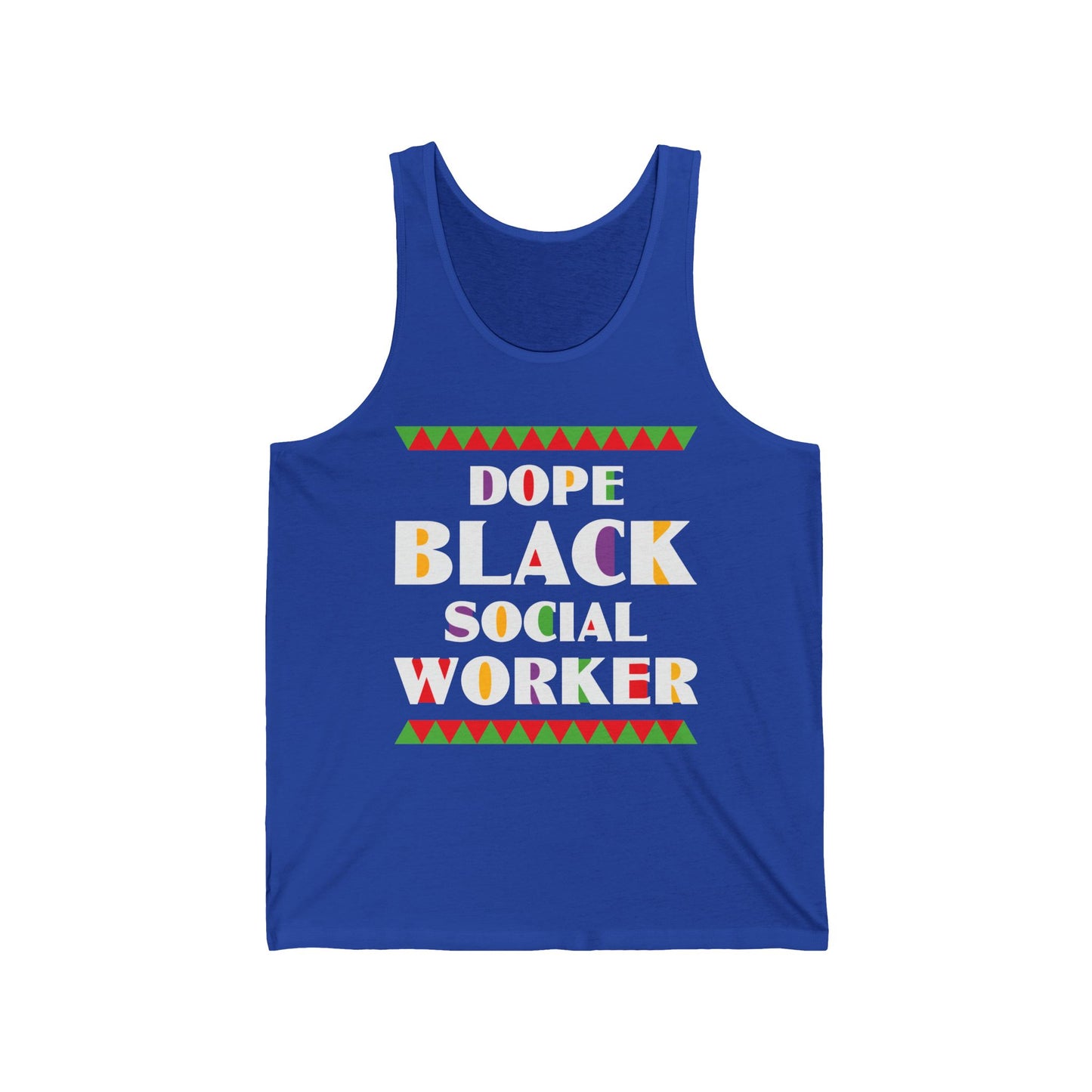 Dope Black Social Worker African American Job Proud Tank Top For Men Women Tank Top