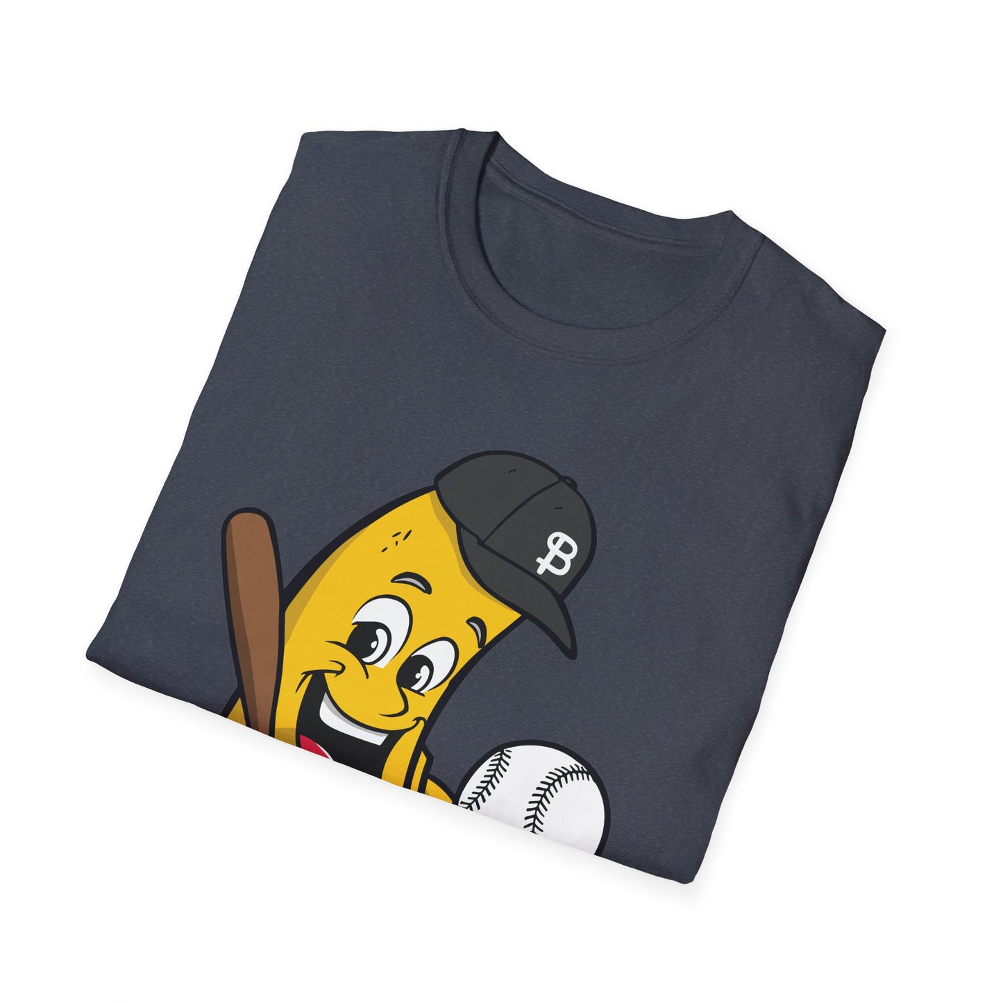 Funny Banana Playing Baseball Fruit Lover Baseball Player T-Shirt For Men Women T-Shirt