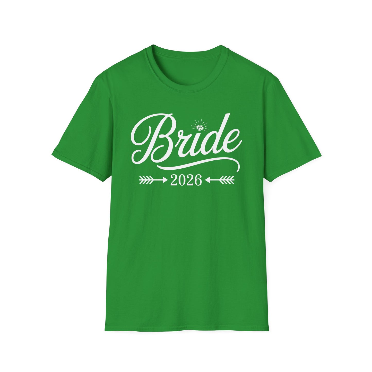 Bride Est 2026 Married Wedding Bridal Party Bachelorette T-Shirt For Women