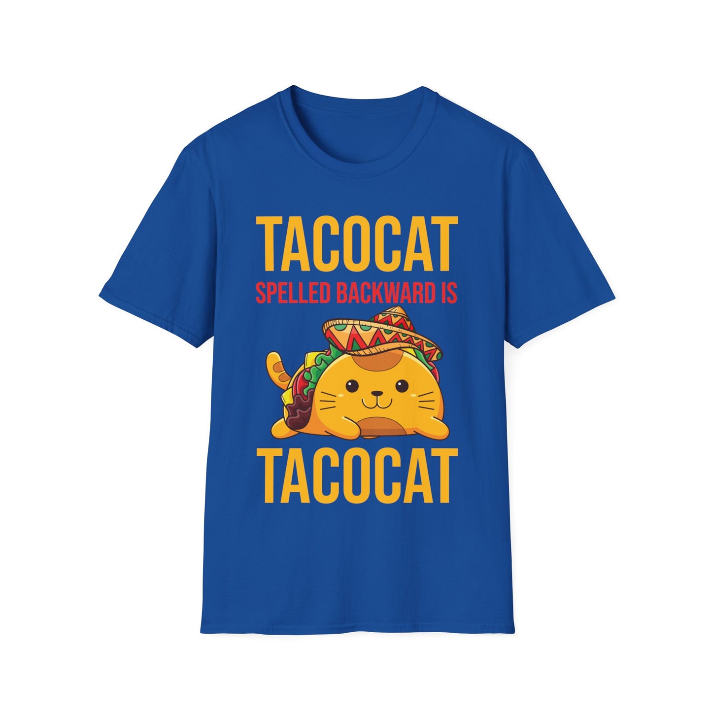 Funny Tacocat Spelled Backwards is Tacocat Cat Food Foodie T-Shirt