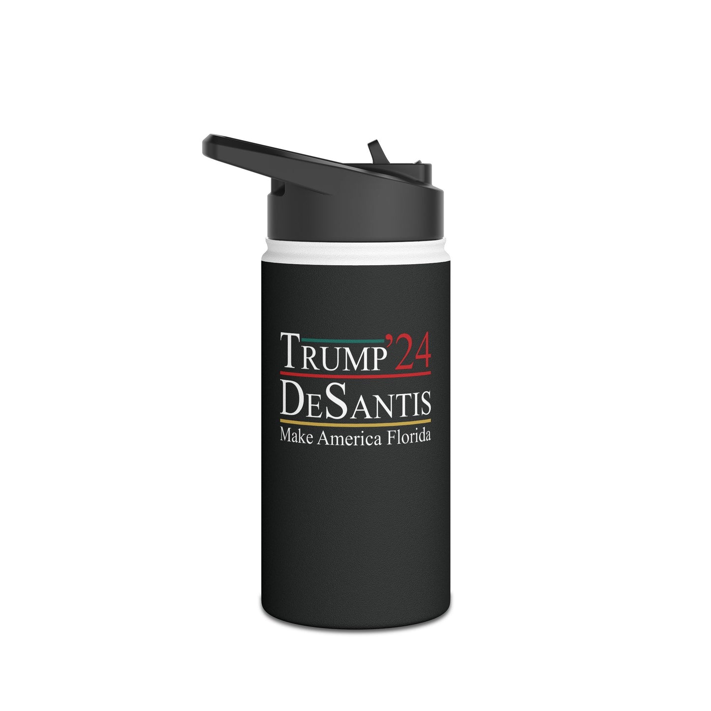 Trump DeSantis 2024 Make America Florida, Election Water Bottles Man Women