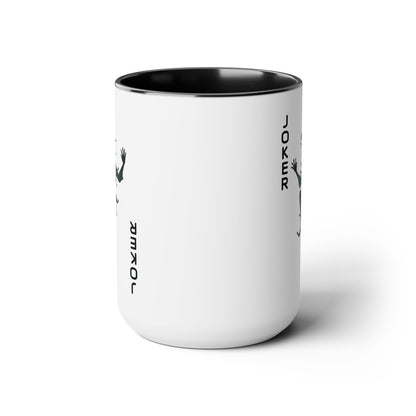Joker of Spades Deck of Cards Halloween Costume Coffee Mug For Men
