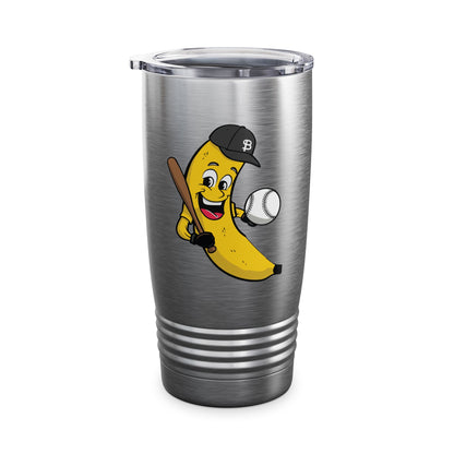 Funny Banana Playing Baseball Fruit Lover Baseball Player Tumbler For Men Women Tumbler