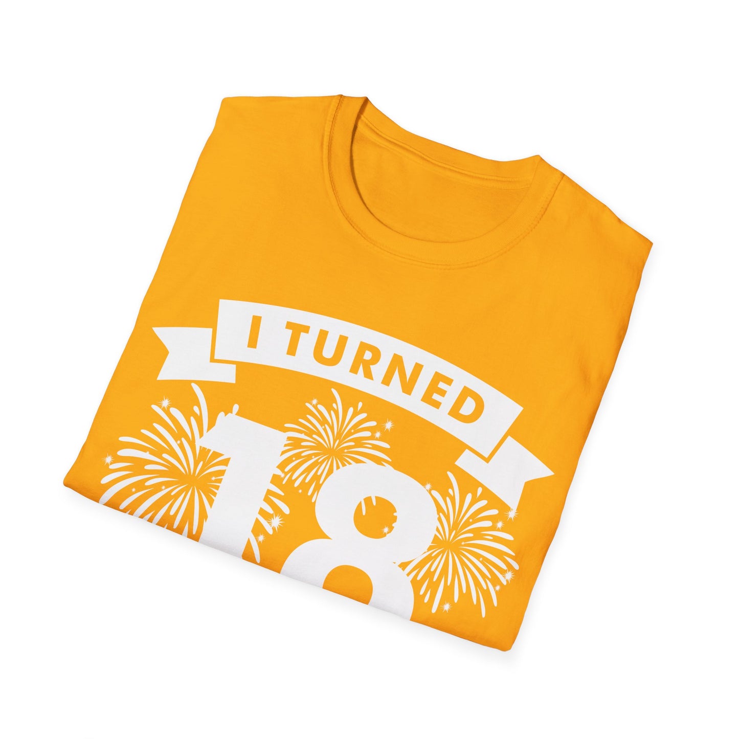 Funny I Turned 18 In 2026 18th Birthday Party Gift T-Shirt For Men Women
