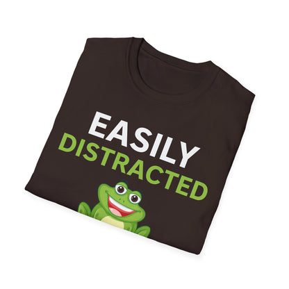 Easily Distracted by Frogs Frog Spirit Animal T-Shirt Men Women