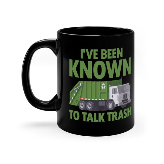 Funny Talk Trash Garbage Truck for Sanitation Worker Coffee Mug