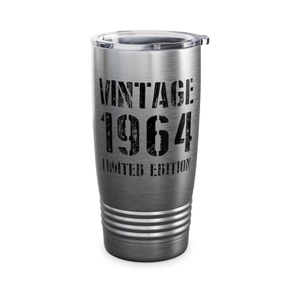 Funny Vintage 1964 60th Birthday Gifts 60 Year Old Tumbler For Men Women Tumbler