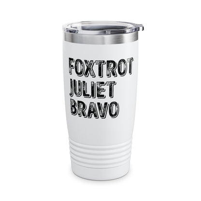 Retro Vintage Foxtrot Juliet Bravo Tumbler For Men Women