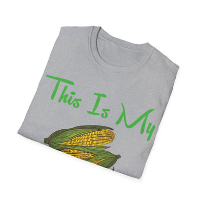 Funny This is my Crop Top Farmer Farming Corn Lover Pun Joke T-Shirt