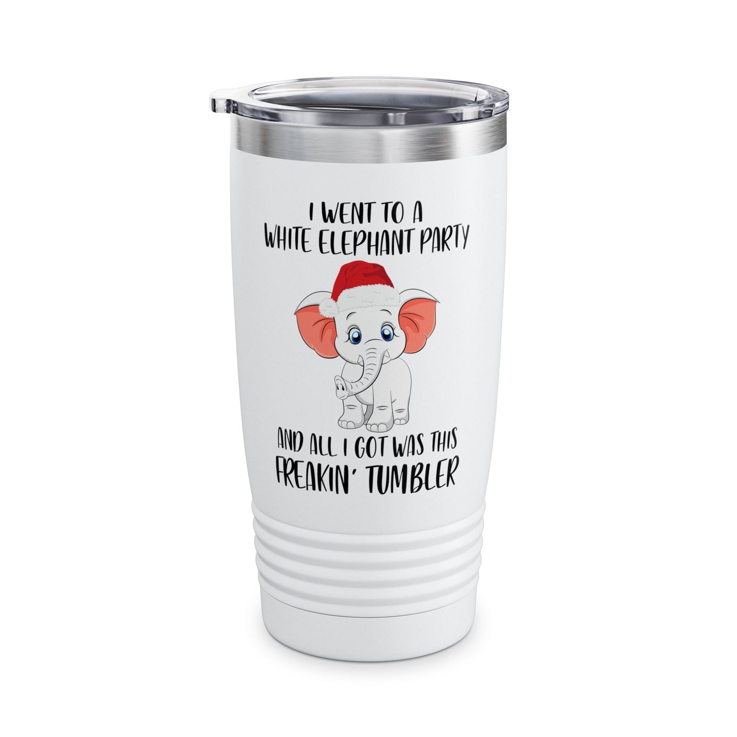 I Went To A Party And All I Got White Elephant Christmas Fun Tumbler Gift Exchange Contest Tumbler