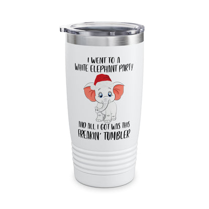 I Went To A Party And All I Got White Elephant Christmas Fun Tumbler Gift Exchange Contest Tumbler