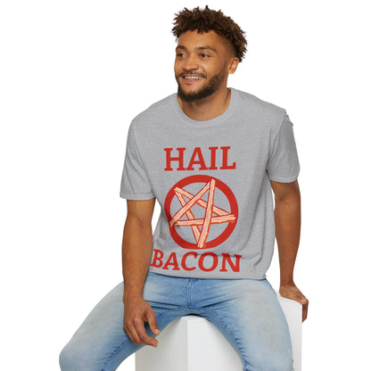 Hail Bacon Funny Bacon Food Lover Foodie Shirt for Men Hail Bacon T-Shirt