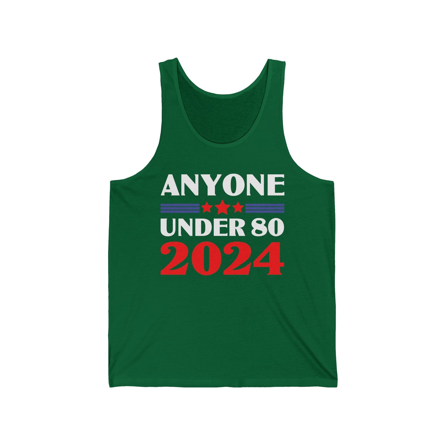 Funny Anyone Under 80 Presidental Election 2024 Tank Top For Men Women Tank Top