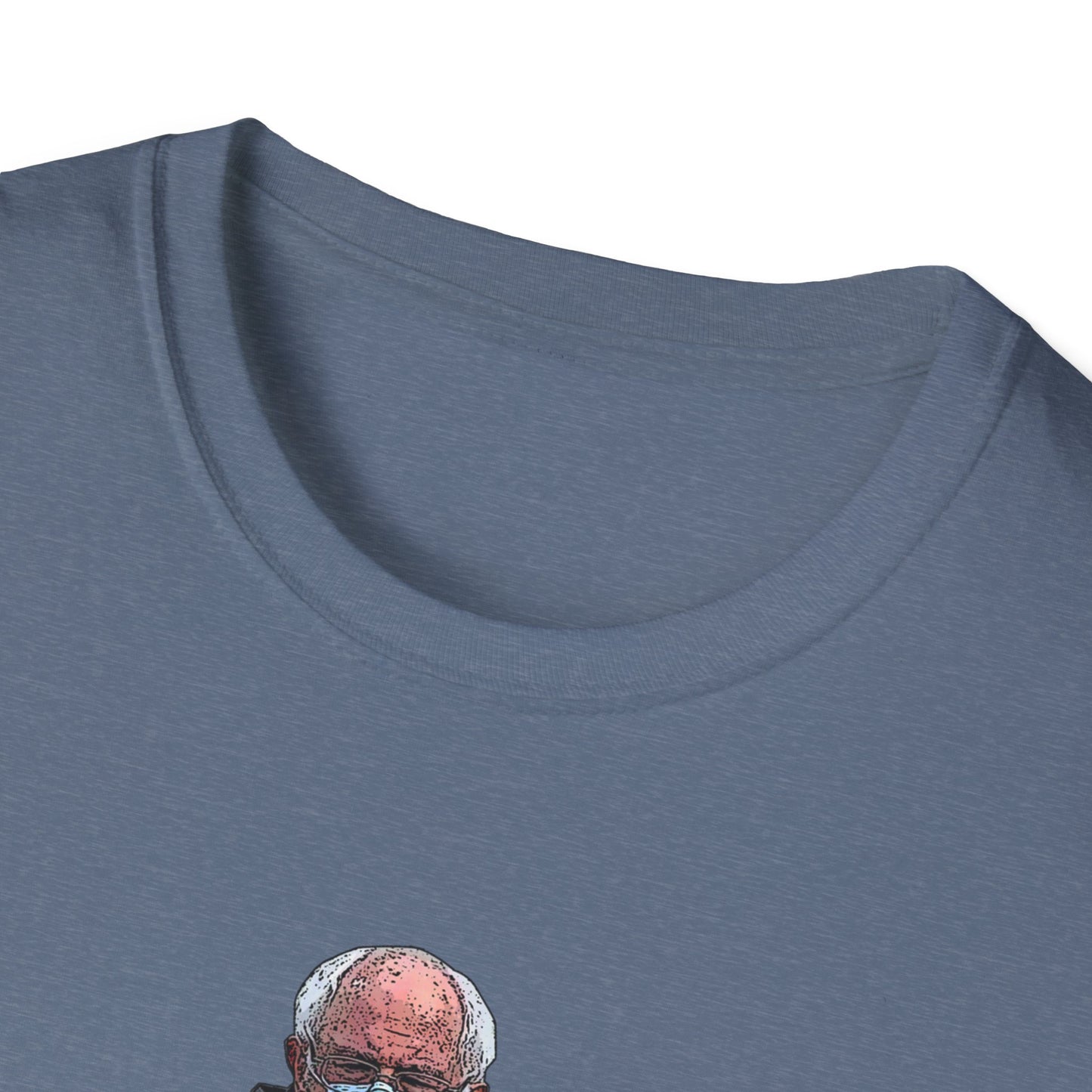 Bernie Sanders Drummer Inauguration Mittens Meme Sitting Drums T-Shirt