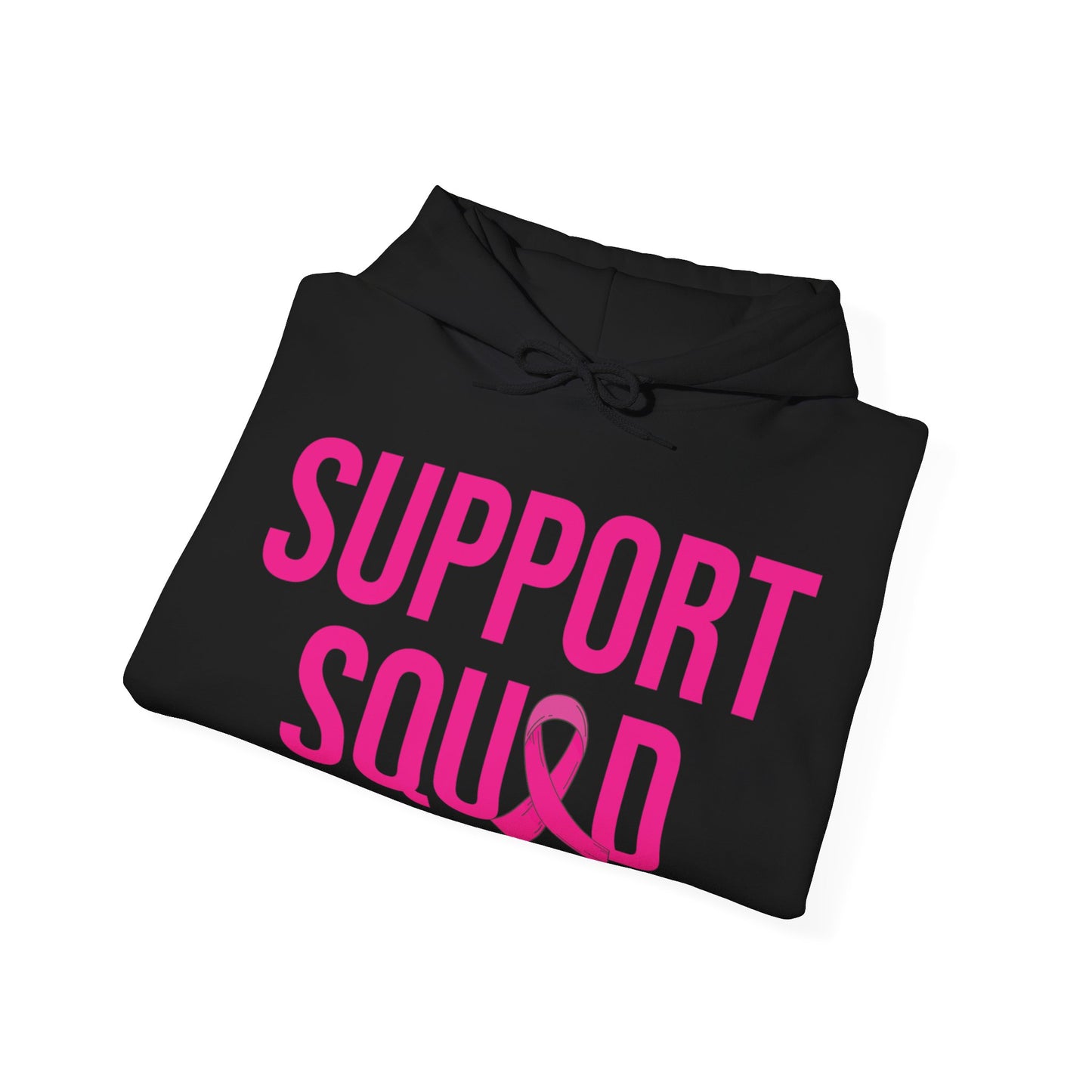 Support Squad Breast Cancer Warrior Awareness October Pink Hoodie