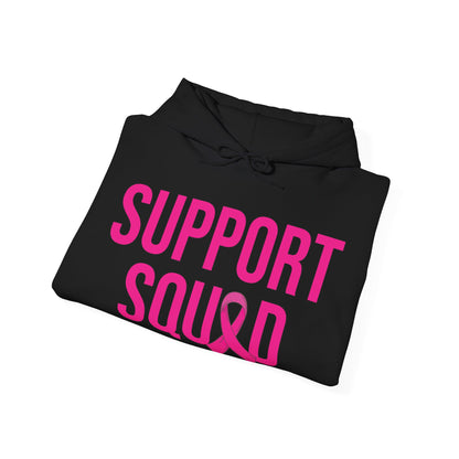 Support Squad Breast Cancer Warrior Awareness October Pink Hoodie