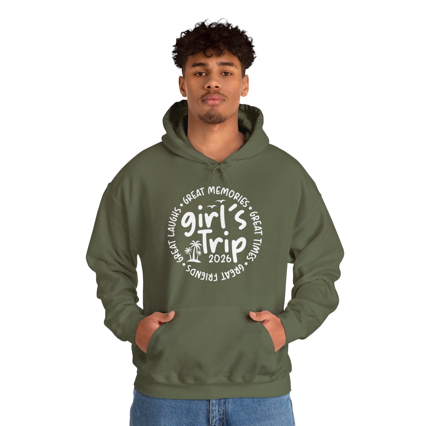 Girl's Trip 2026 Memories Friends Trip Matching Vacation Hoodie For Men Women Hoodie