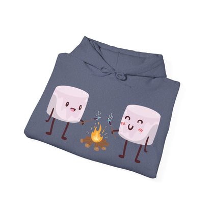 Marshmallow Grill People Camping Gift Funny Hoodie