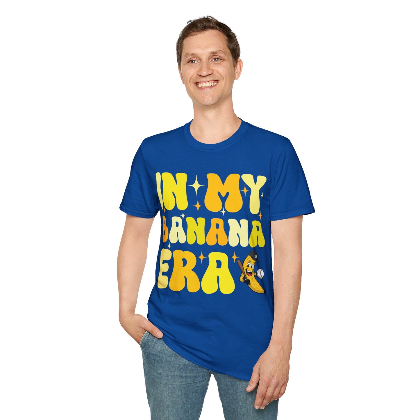 Funny In My Bananas Era Fruit Lover Baseball Player T-Shirt For Men Women T-Shirt