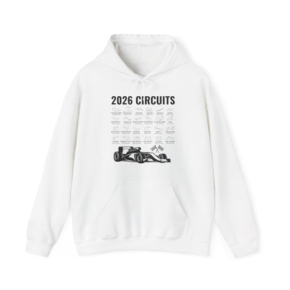 2026 Schedule Formula Racing Formula Car Retro Vintage Hoodie