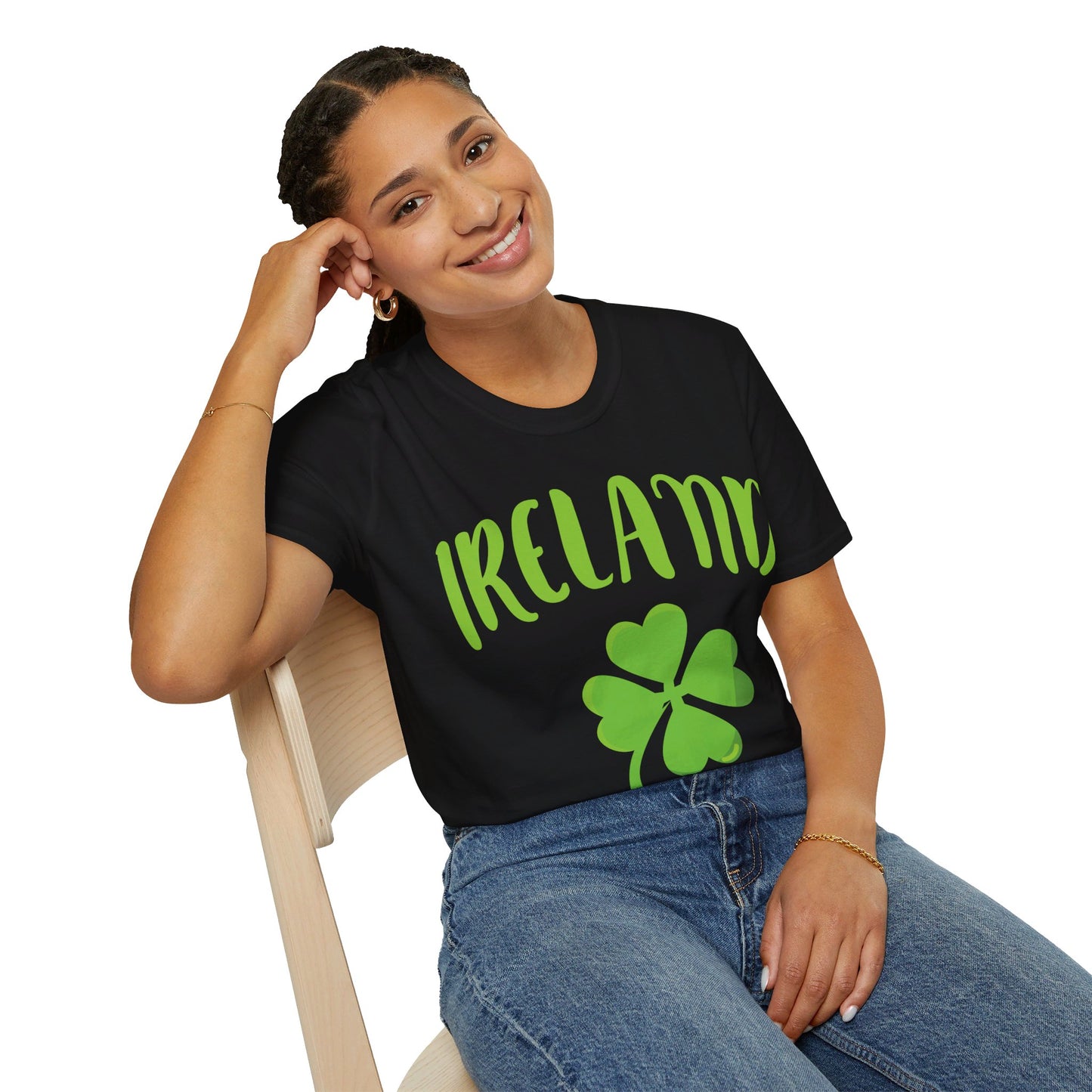 Ireland Shamrock St Patricks Day Clover Irish T-Shirt For Men Women T-Shirt