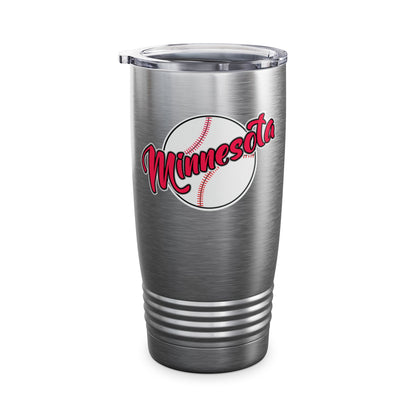 Minnesota Tee Vintage Baseball Throwback Retro Tumbler For Men Women Tumbler