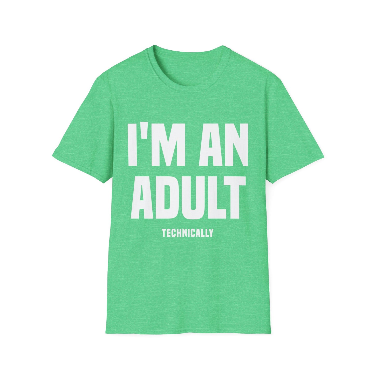 Funny I Am An Adult Technically T-Shirt 18th Birthday Tshirt Boys Girls