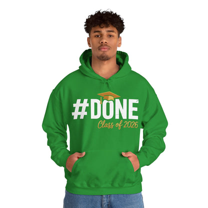#Done Class of 2026 Graduation So Done Senior 2026 Grad Hoodie For Men Women