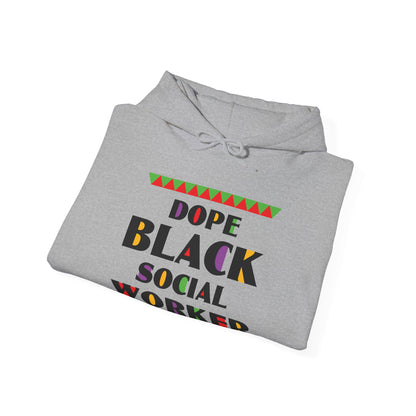 Dope Black Social Worker African American Job Proud Hoodie For Men Women Hoodie