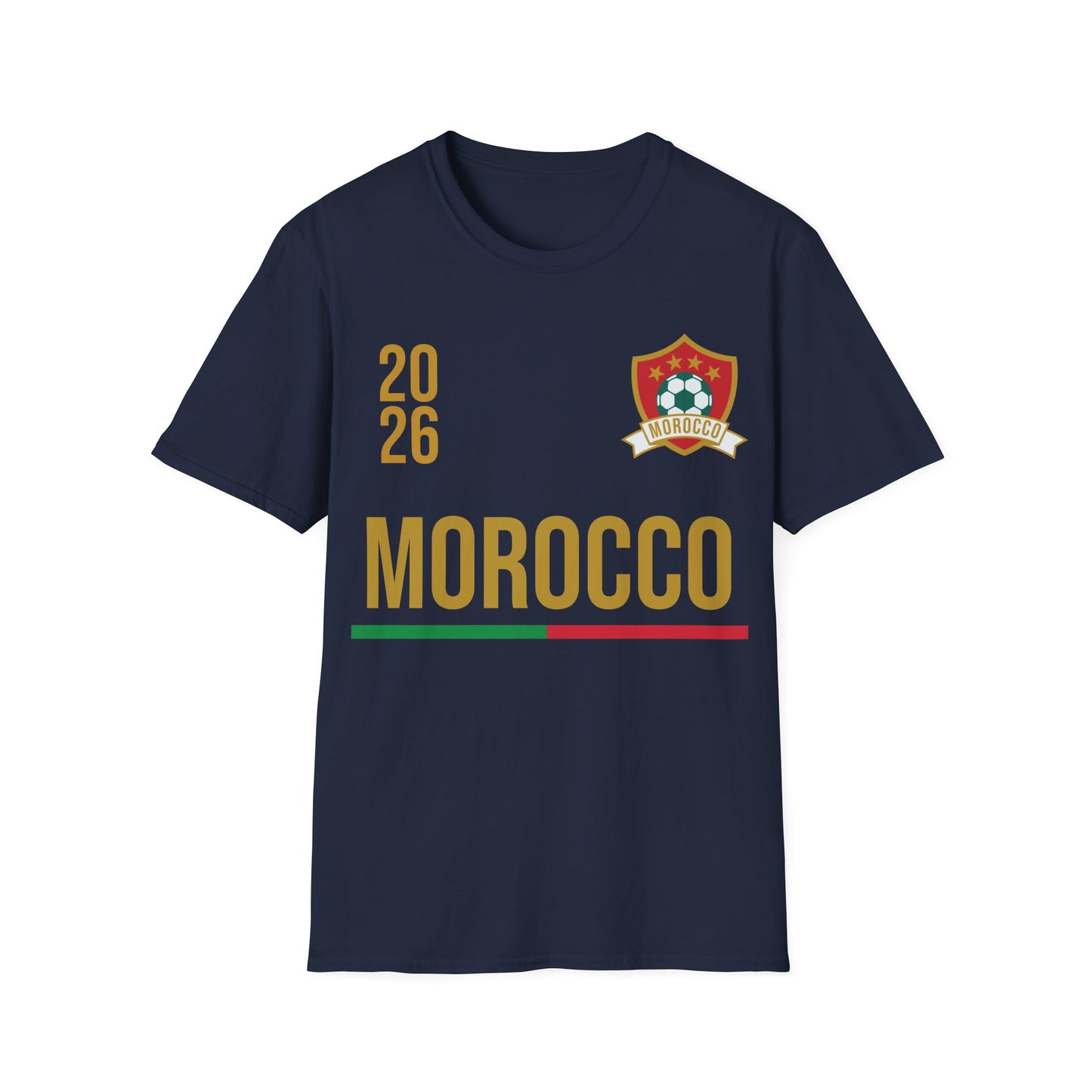 Moroco Soccer Tee Flag Football Shirt Gift USA 2026 T-Shirt