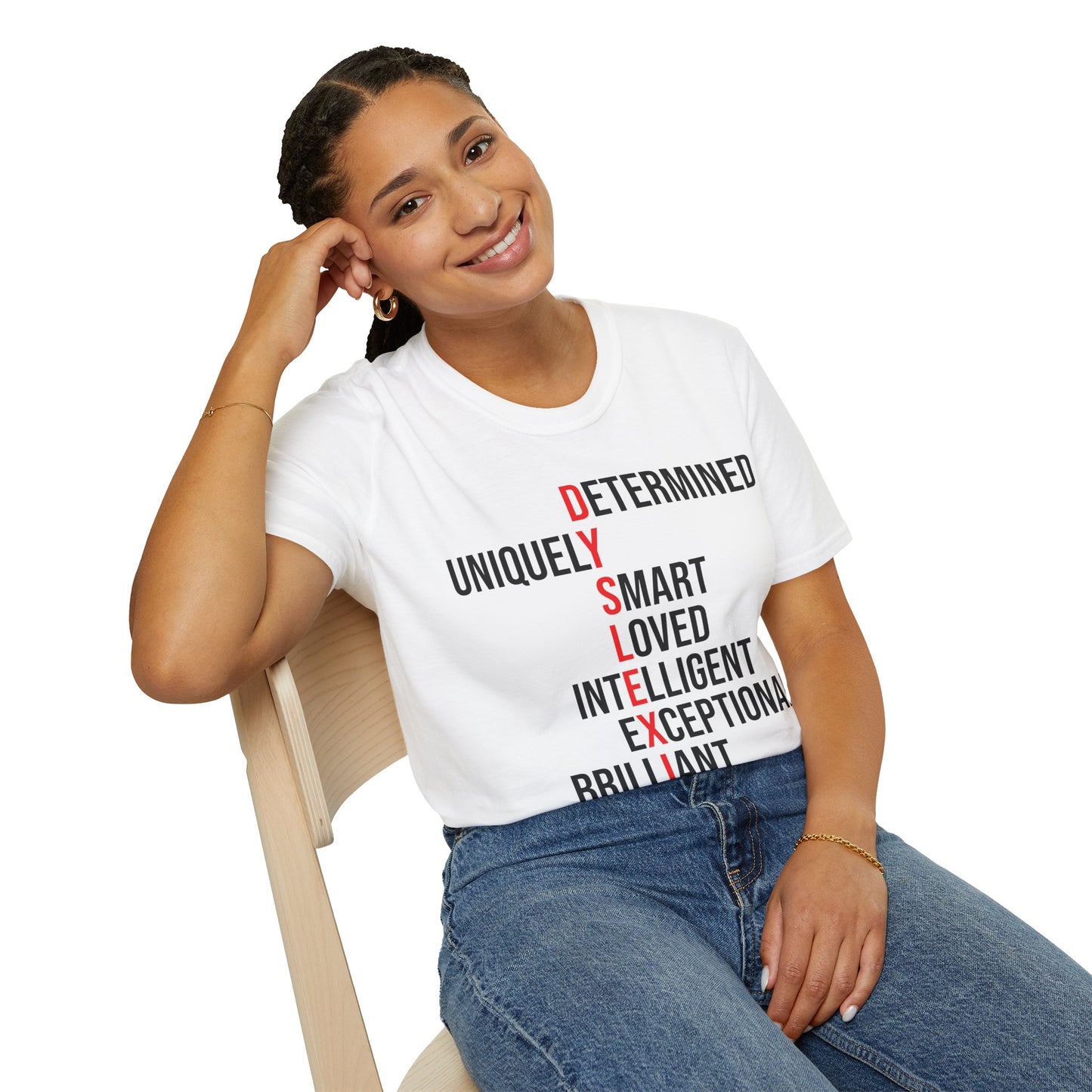 Dyslexia Awareness Teacher Therapist Unique Dyslexic Reading Therapy T-Shirt Men Women