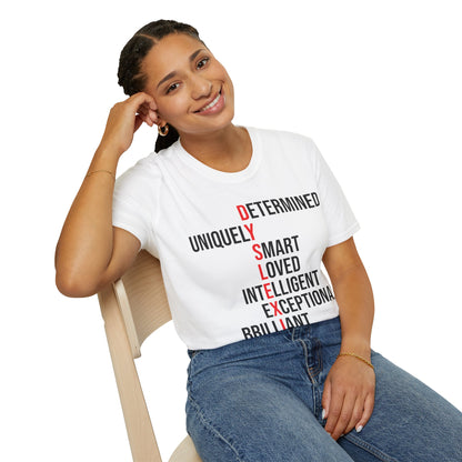 Dyslexia Awareness Teacher Therapist Unique Dyslexic Reading Therapy T-Shirt Men Women