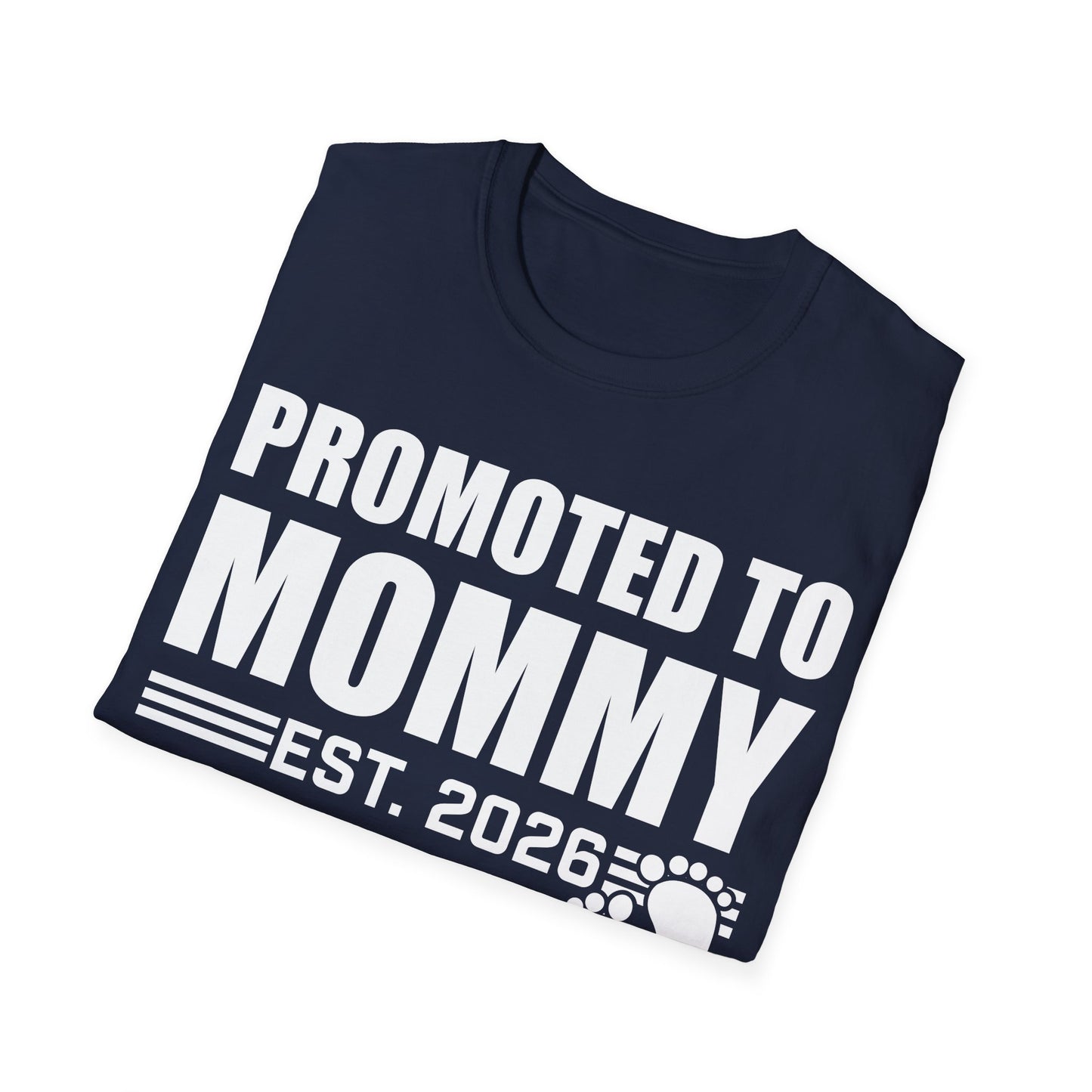 Promoted To Mommy 2026 Pregnancy Announcement Mothers Day Mom To Be T-shirt