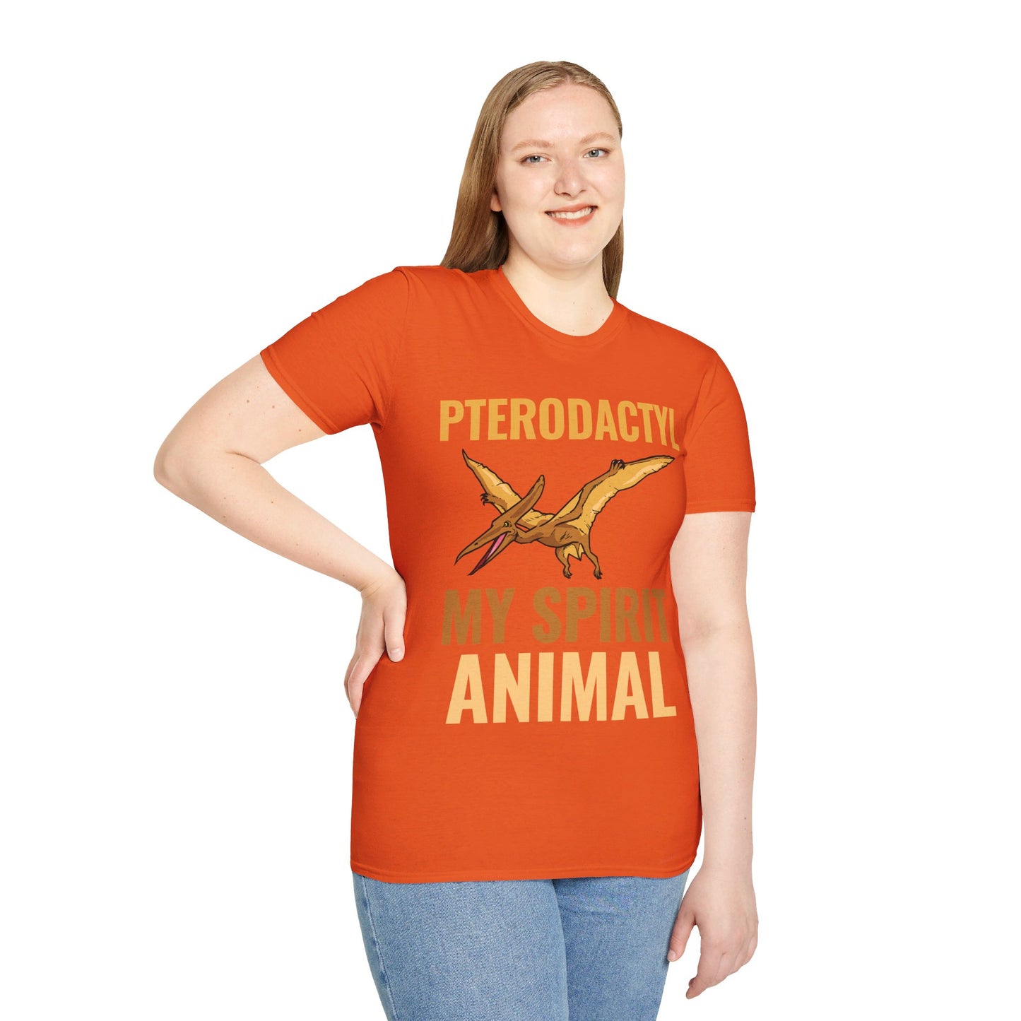 Funny Pterodactyl Is My Spirit Animal Dinosaur Gift T-Shirt For Men Women