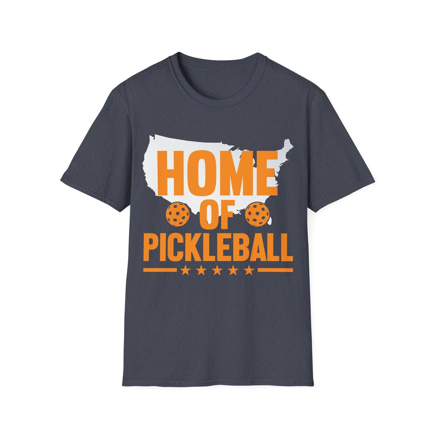 Home of Pickleball USA Map America T-Shirt For Men Women Kids