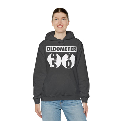 Funny Oldometer Odometer 50th Birthday Gift 50 yrs Old Joke Hoodie For Men Women Hoodie