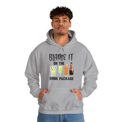 Blame It On The Drink Package Funny Cruise Hoodie For Men Women Hoodie