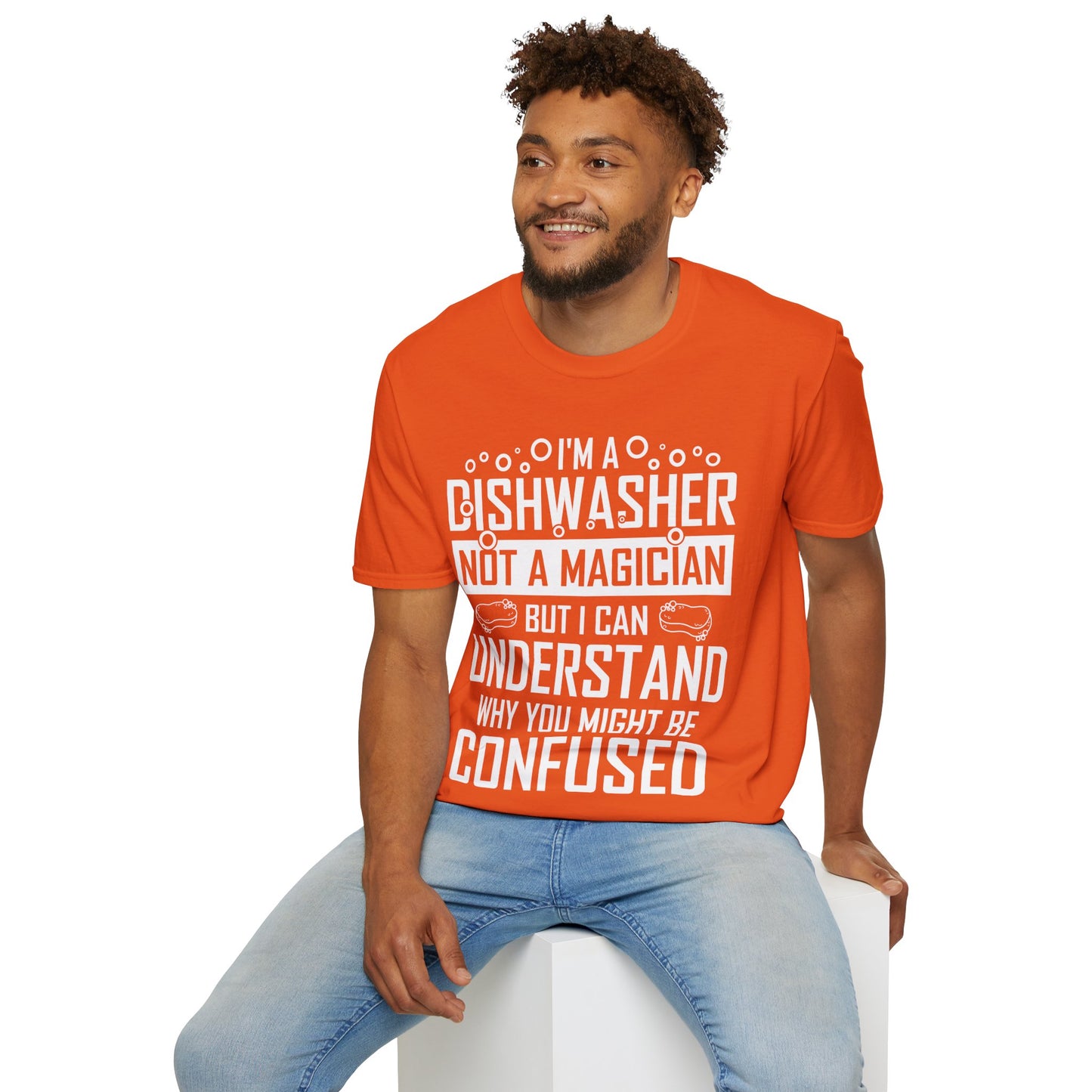 Funny Dishwashing Gift Dishwasher Magician T-Shirt Men Women